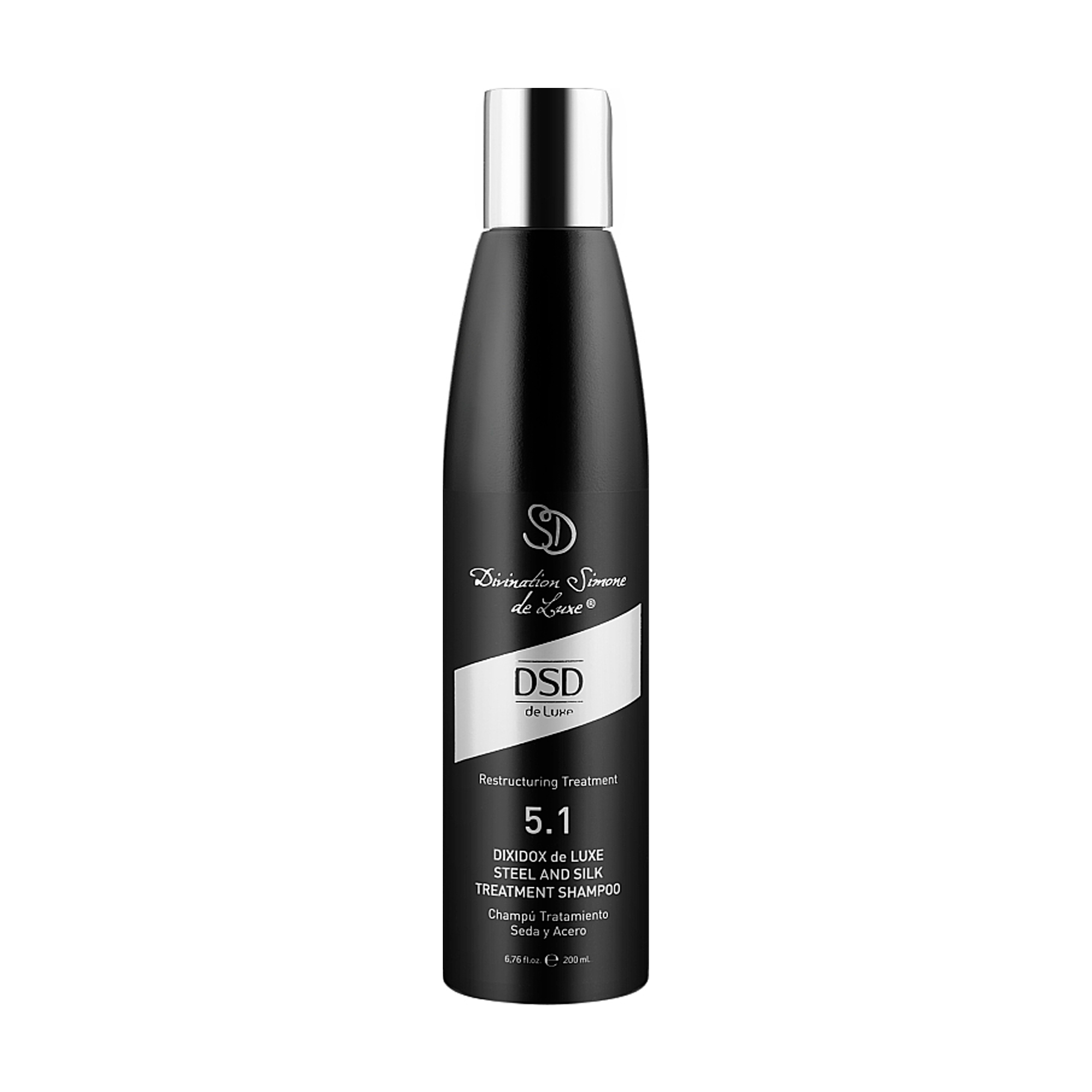 Відновлювальний шампунь DSD de Luxe Dixidox de Luxe Steel and Silk Treatment Shampoo, 200 мл